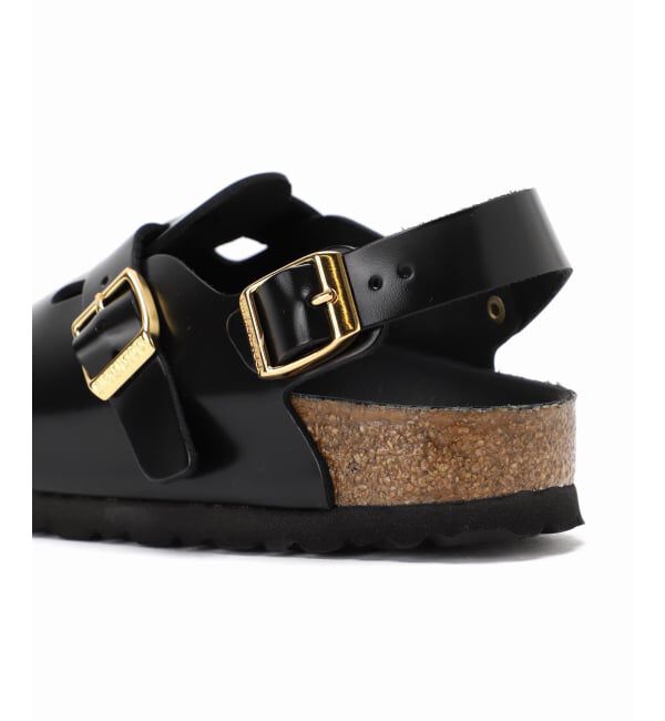 FRAMeWORK「BIRKENSTOCK/ビルケンシュトック Tokio LENA Amalfi Black HEX」|スリッポン|