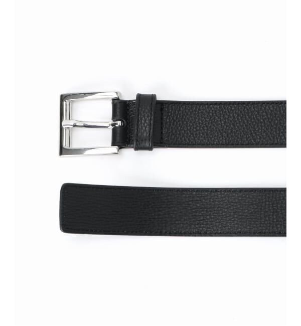 NOBLE「ATELIER AMBOISE/アトリエ アンボワーズ スクエアバックルベルト(ブラック)」|ベルト|