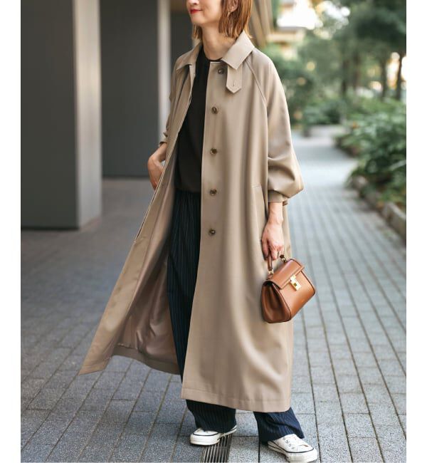 Spick and Span「ステンカラーウールトレンチ」|トレンチコート|