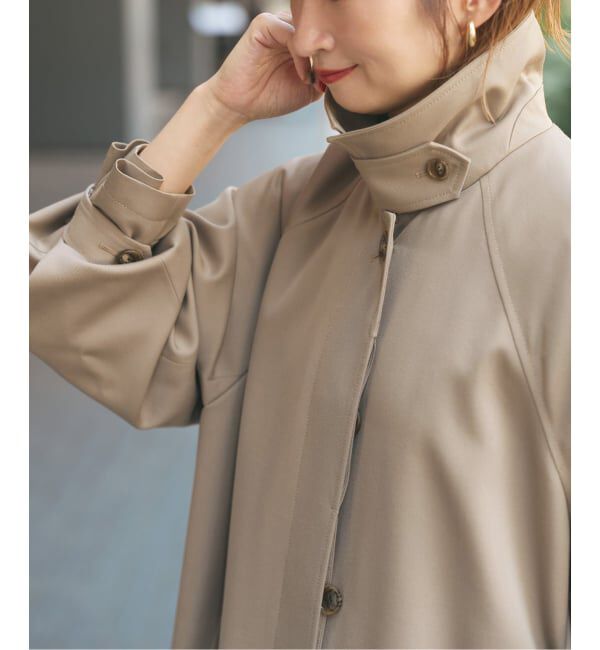 Spick and Span「ステンカラーウールトレンチ」|トレンチコート|