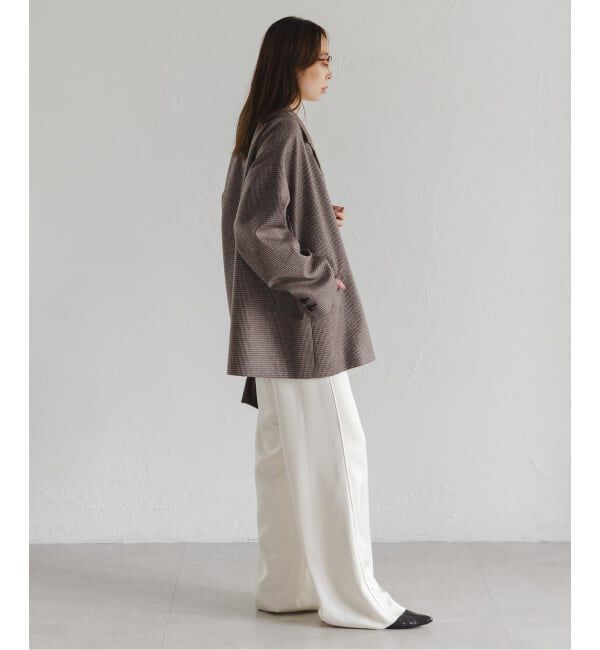 NOBLE「《追加》オーバーサイズチェックジャケット」|テーラードジャケット|