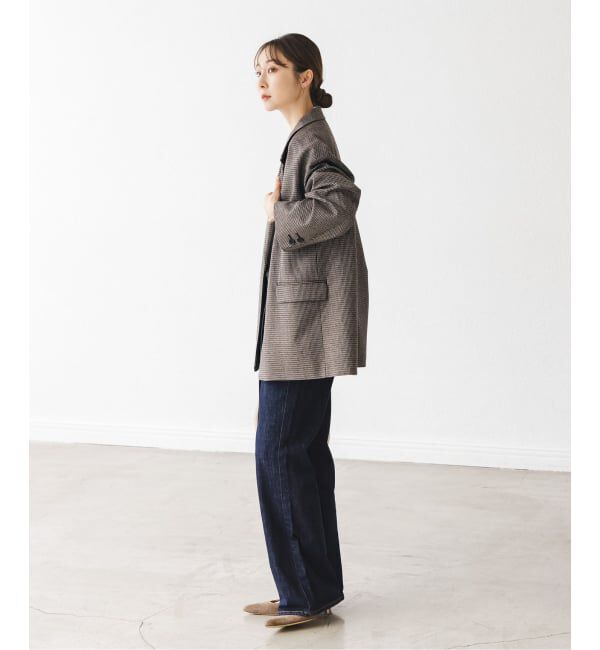 NOBLE「《追加》オーバーサイズチェックジャケット」|テーラードジャケット|