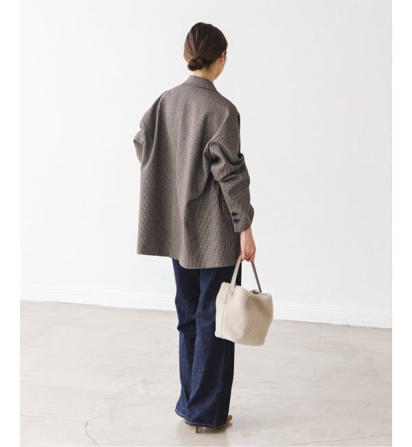 NOBLE「《追加》オーバーサイズチェックジャケット」|テーラードジャケット|