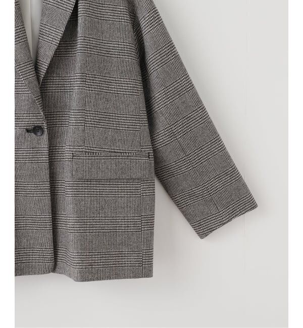 NOBLE「《追加》オーバーサイズチェックジャケット」|テーラードジャケット|