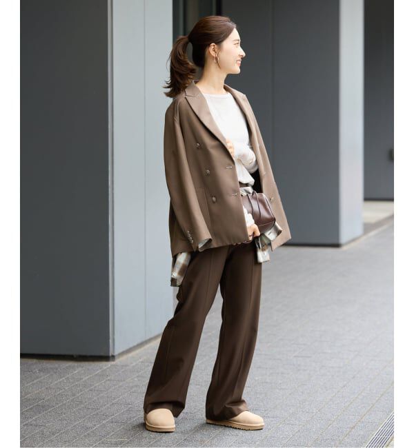 FRAMeWORK「コットンシルクMixリブTee」|Tシャツ・カットソー|