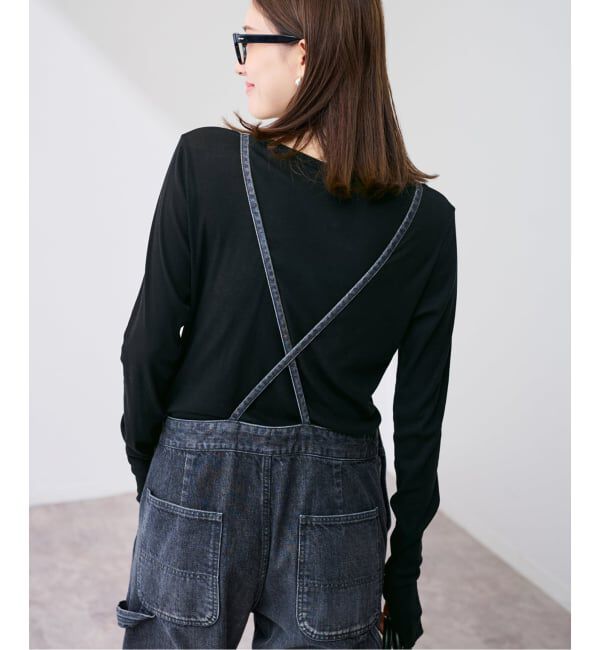 FRAMeWORK「コットンシルクMixリブTee」|Tシャツ・カットソー|