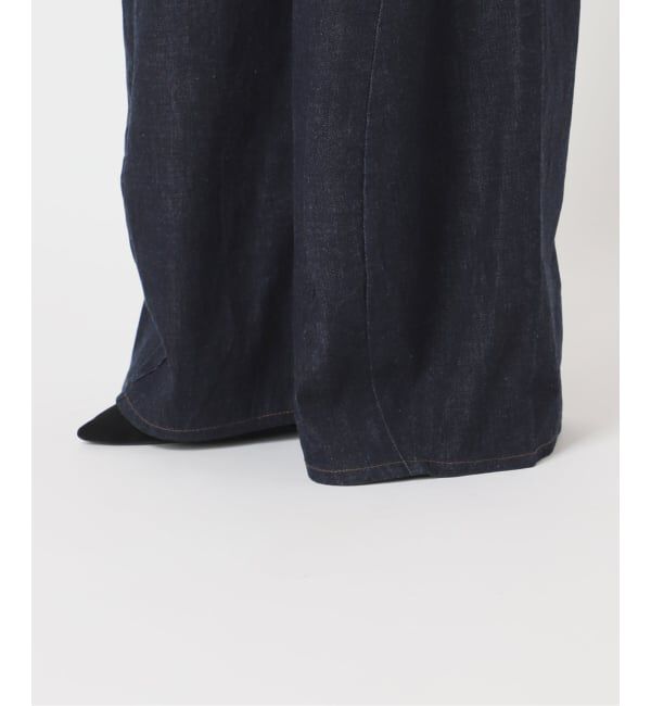 U by SPICK&SPAN「フローストルーズバレルレッグデニム」|デニム|