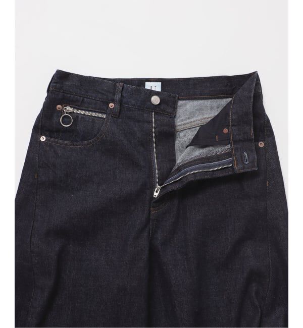 U by SPICK&SPAN「フローストルーズバレルレッグデニム」|デニム|