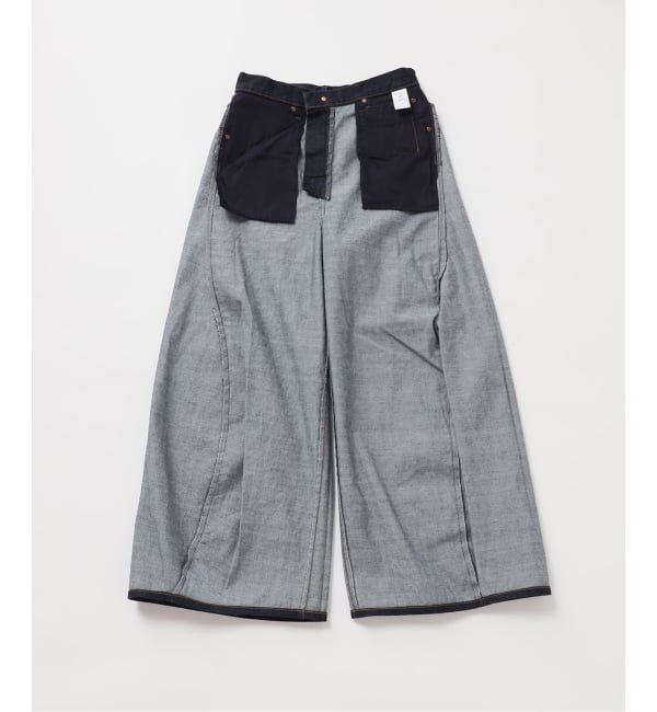 U by SPICK&SPAN「フローストルーズバレルレッグデニム」|デニム|