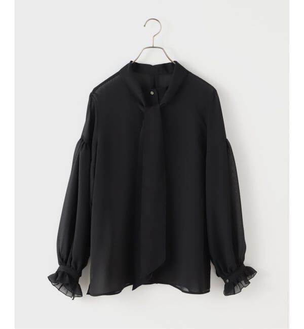 Spick and Span「エアリーシフォンボウタイブラウス」|シャツ・ブラウス|