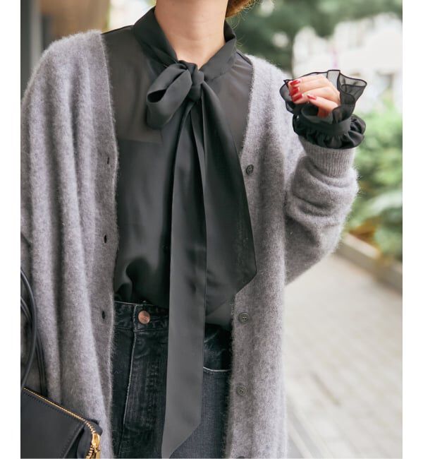 Spick and Span「エアリーシフォンボウタイブラウス」|シャツ・ブラウス|