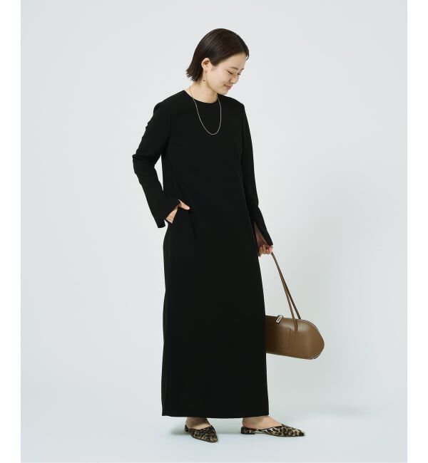 HARDY NOIR「《追加予約9》ダブルクロスミニマルロングドレス」|ワンピース|