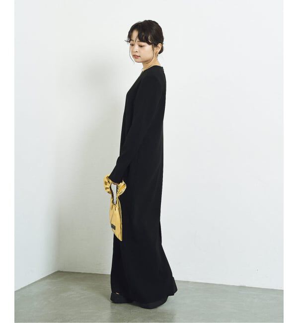 HARDY NOIR「《追加予約9》ダブルクロスミニマルロングドレス」|ワンピース|