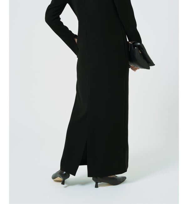 HARDY NOIR「《追加予約9》ダブルクロスミニマルロングドレス」|ワンピース|