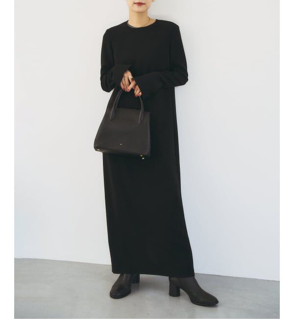 HARDY NOIR「《追加予約9》ダブルクロスミニマルロングドレス」|ワンピース|