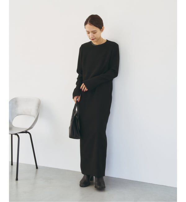 HARDY NOIR「《追加予約9》ダブルクロスミニマルロングドレス」|ワンピース|