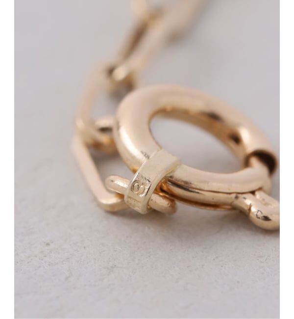 Lilas by Spick&Span「ブラックホールダイヤ5pクリップチェーンネックレス K18」|ネックレス|