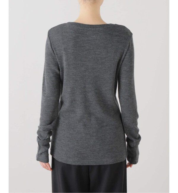  「《追加》【洗える】ウールテレコクルーネックカットソー」|Tシャツ・カットソー|