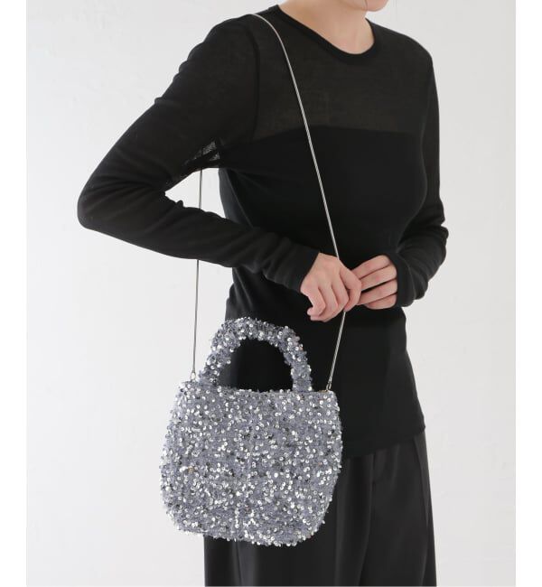  「Casselini /キャセリーニ スパンコールバッグ」|ハンドバッグ|