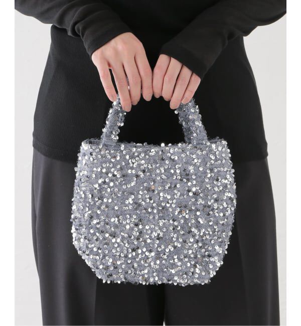  「Casselini /キャセリーニ スパンコールバッグ」|ハンドバッグ|