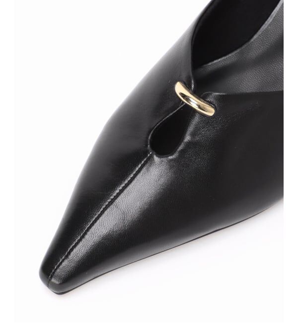 GRISE「GRISE5cmレザーカットアウトパンプス」|パンプス|