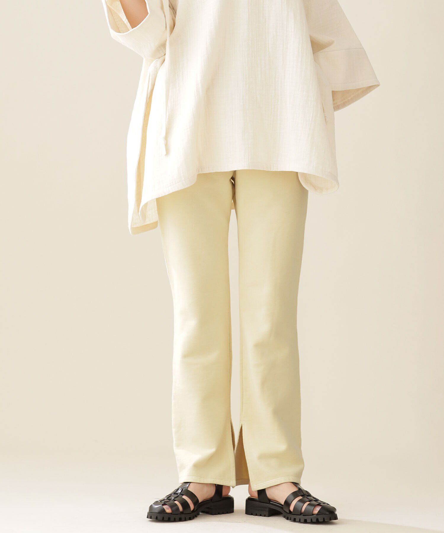 nano･universe「Odub/別注ピグメントスウェットパンツ」|その他|L.イエロー1