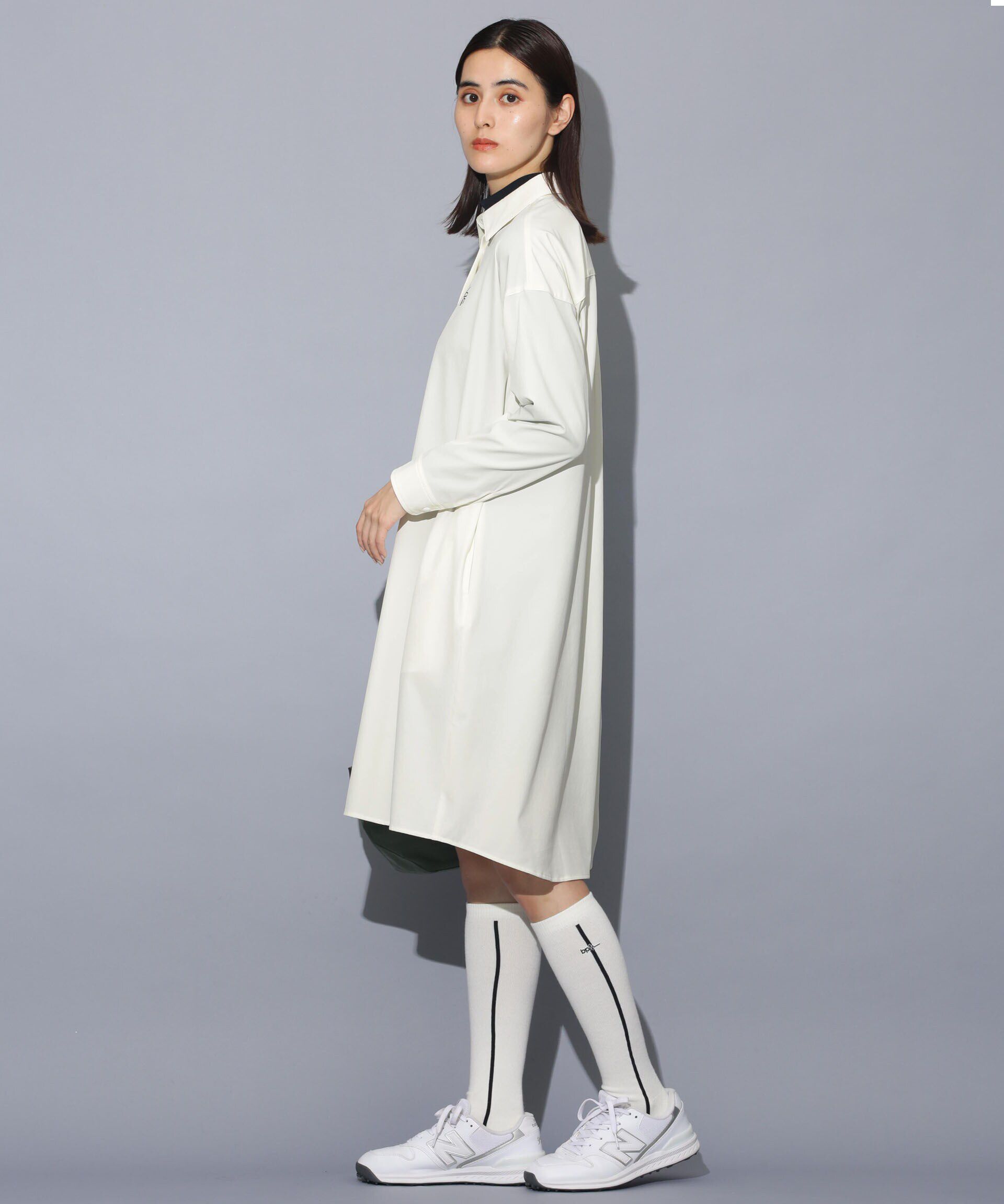 nano･universe「beats per minute/シャツワンピ」|ワンピース|