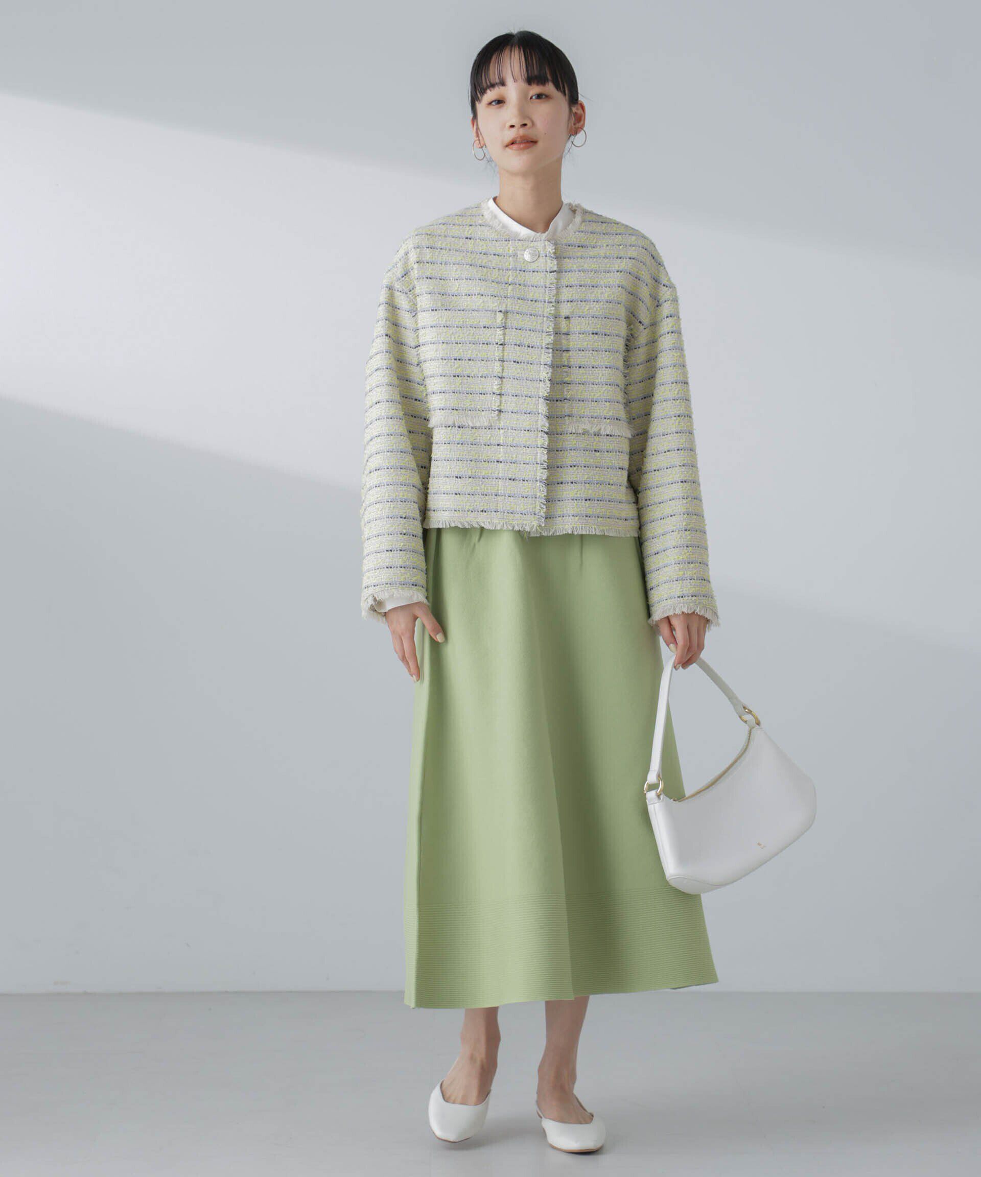 nano･universe「ギャザーフレアニットスカート（セットアップ可）」|スカート|