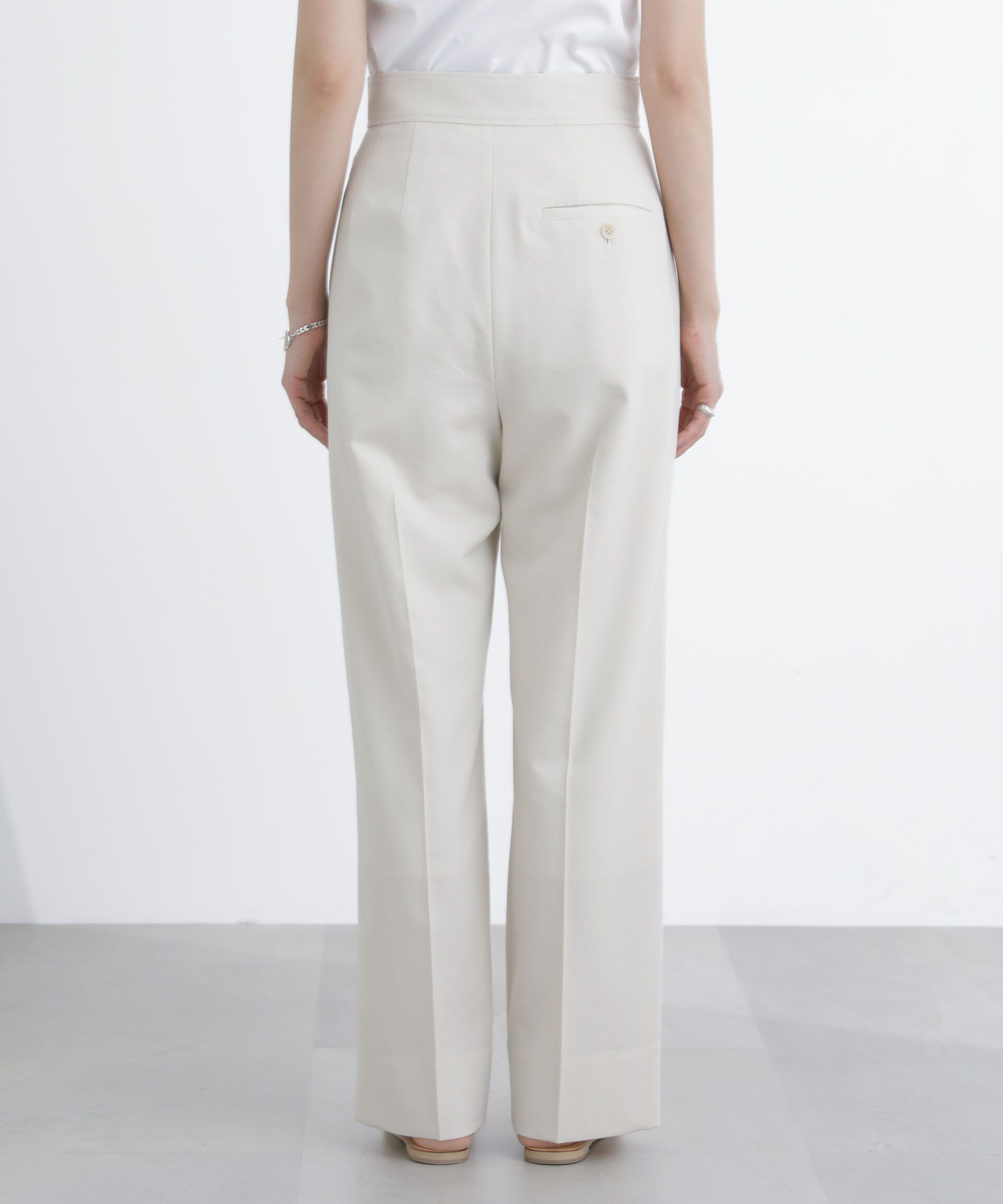 nano･universe「サイドボタンワイドパンツ(セットアップ対応)」|その他|