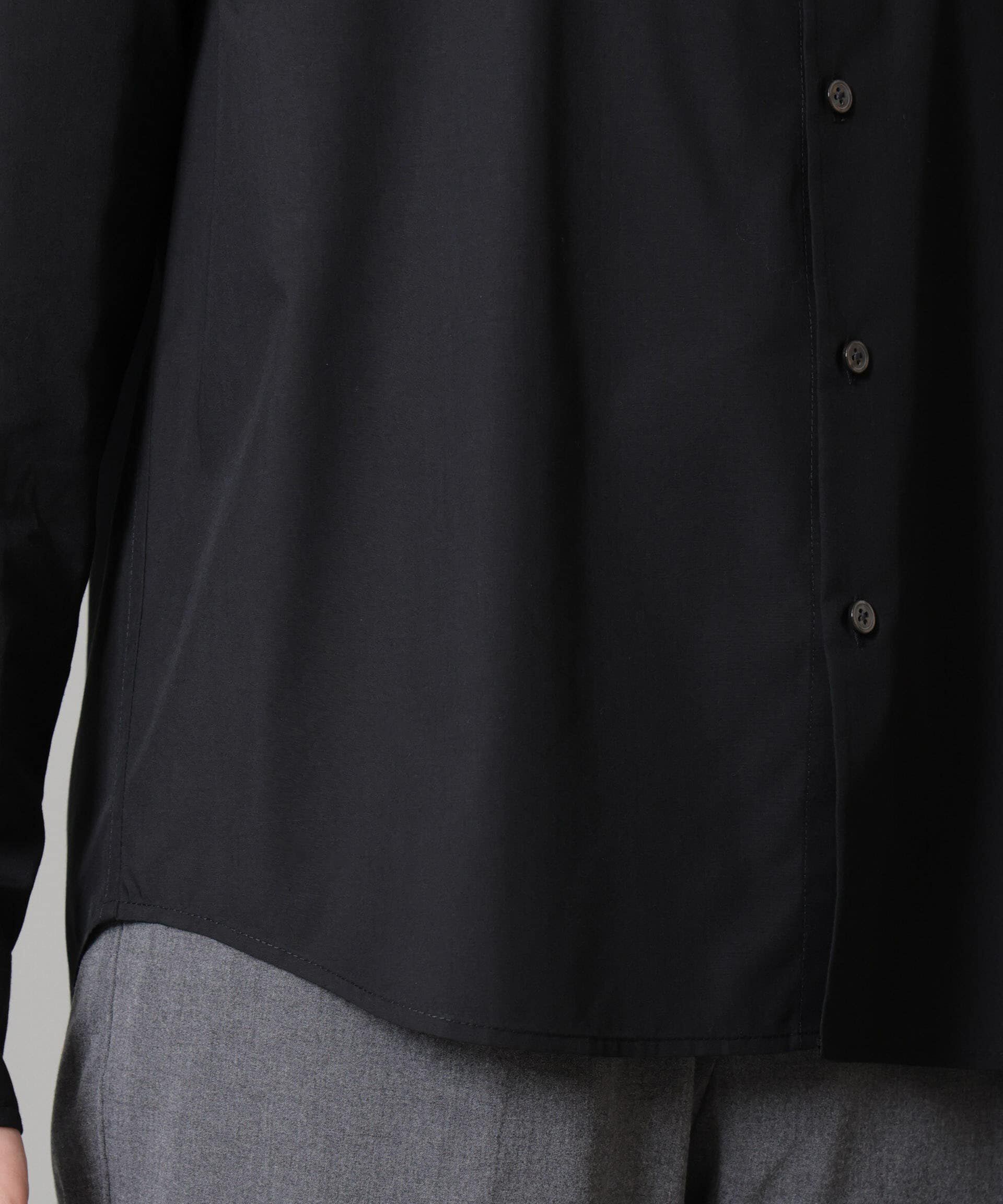 nano･universe「バンブーフォート バンドカラーシャツ」|シャツ・ブラウス|