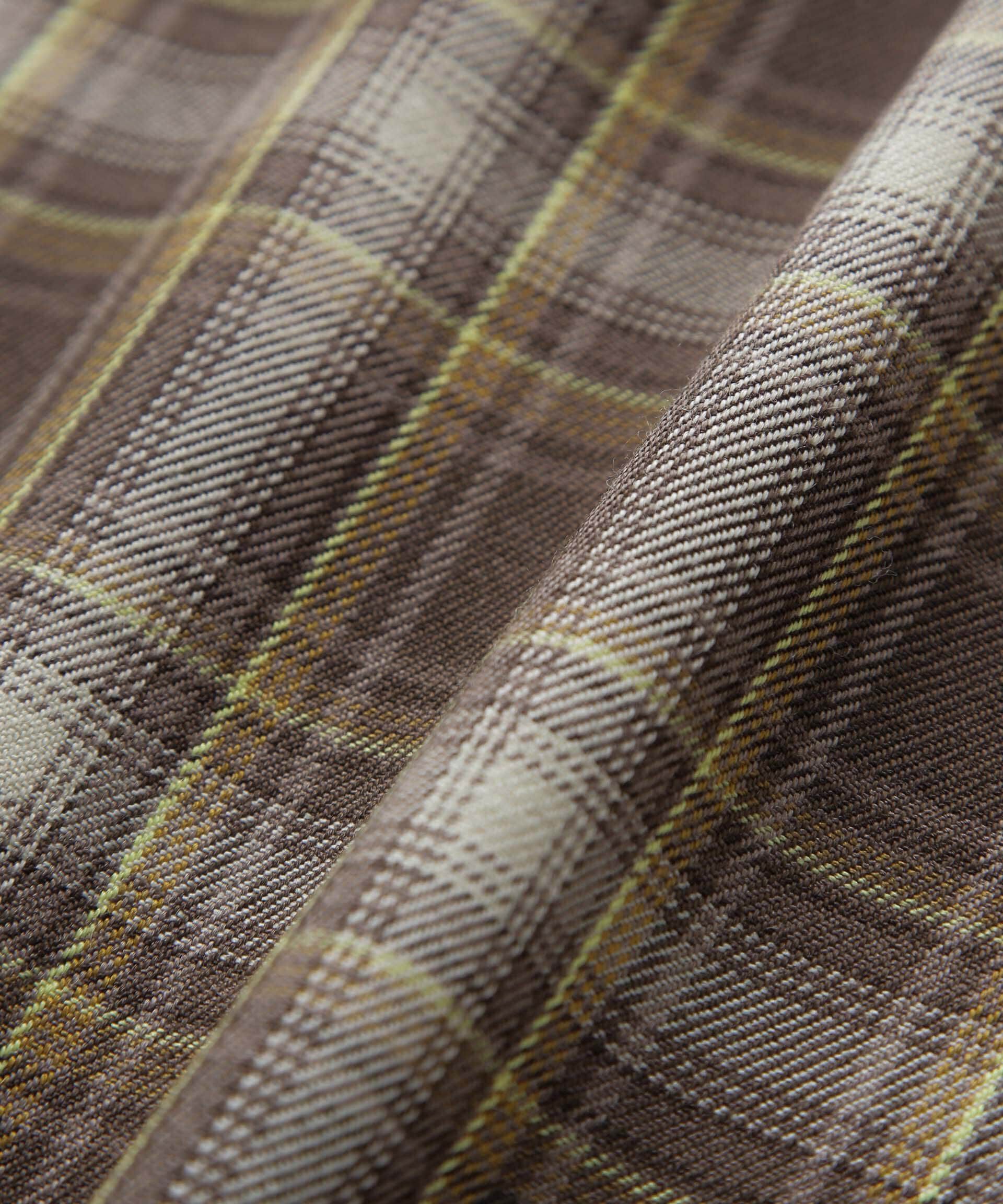 nano･universe「チェックショートブルゾン」|ブルゾン・スタジャン|