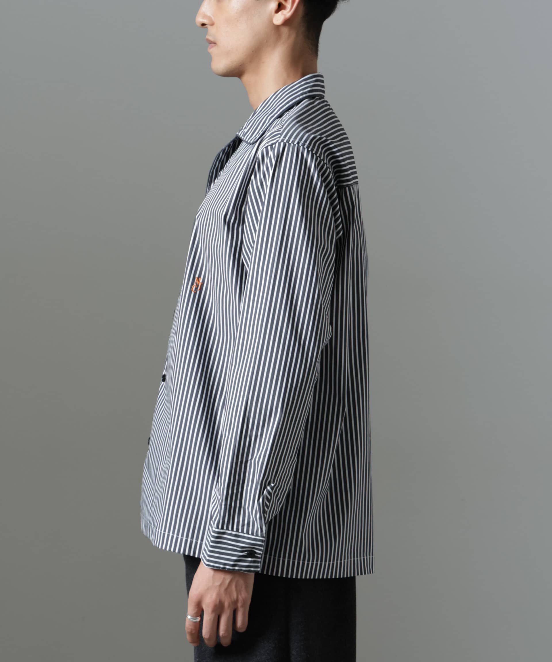 nano･universe「｢NJ/CLUB｣HOMESTOCK ストライプシャツ」|シャツ・ブラウス|