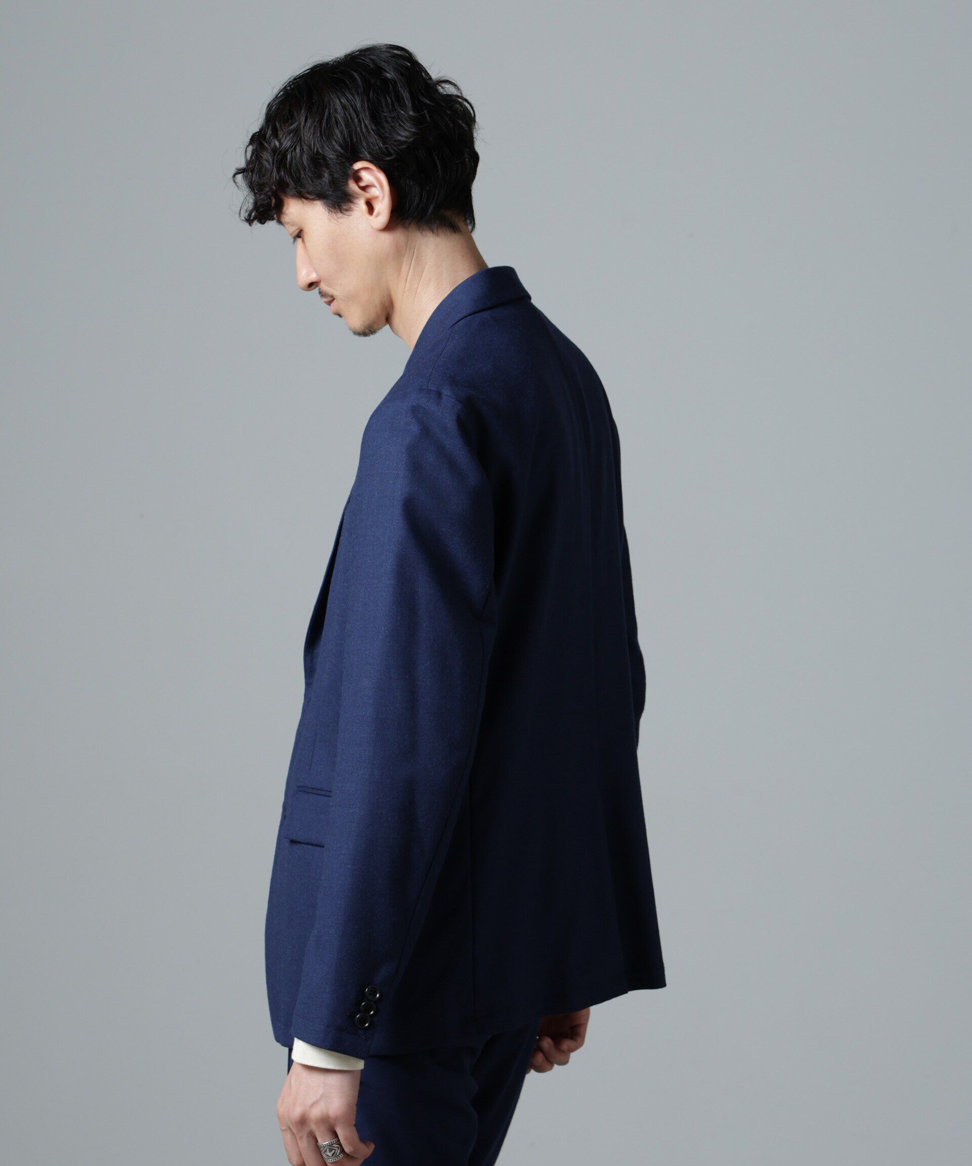 nano･universe「｢N JACKET PREMIUM｣RENU(R)ｳｰﾙ混洗えるｻｷｿﾆｰｼﾞｬｹｯﾄ(ｾｯﾄｱｯ 」|スーツ|