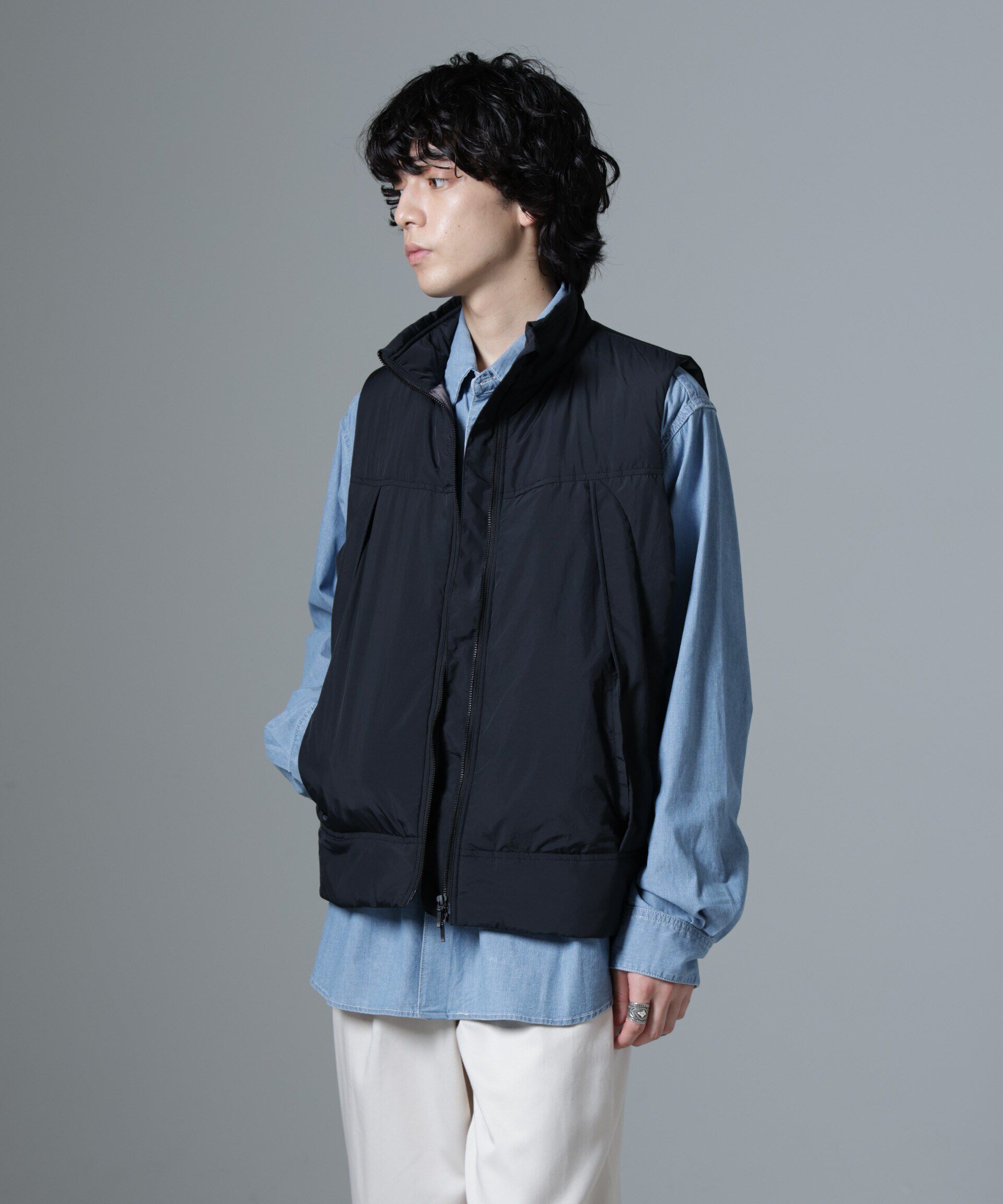 nano･universe「ライトパデッドベスト」|ダウンベスト・ベスト|