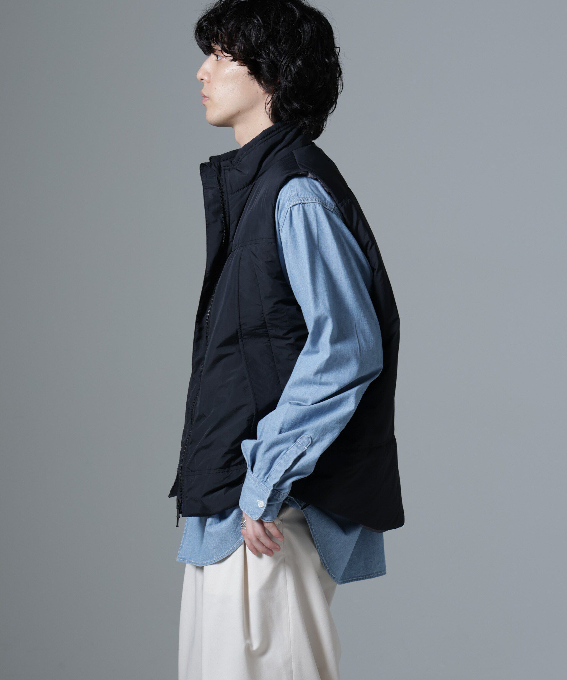 nano･universe「ライトパデッドベスト」|ダウンベスト・ベスト|