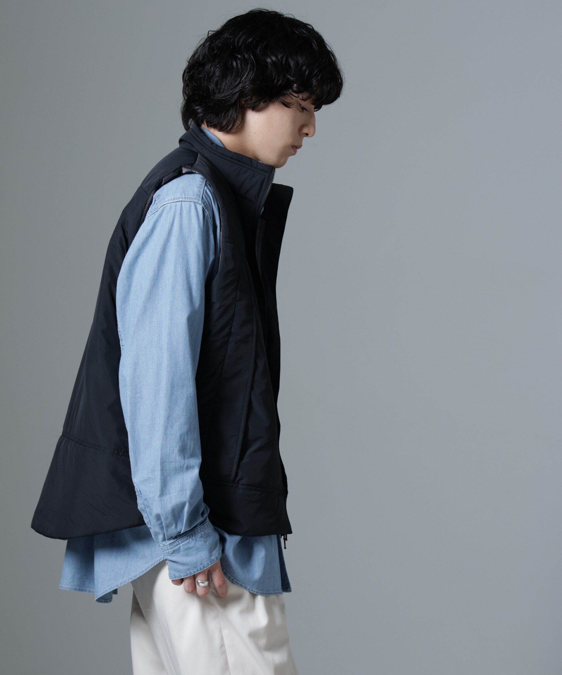 nano･universe「ライトパデッドベスト」|ダウンベスト・ベスト|