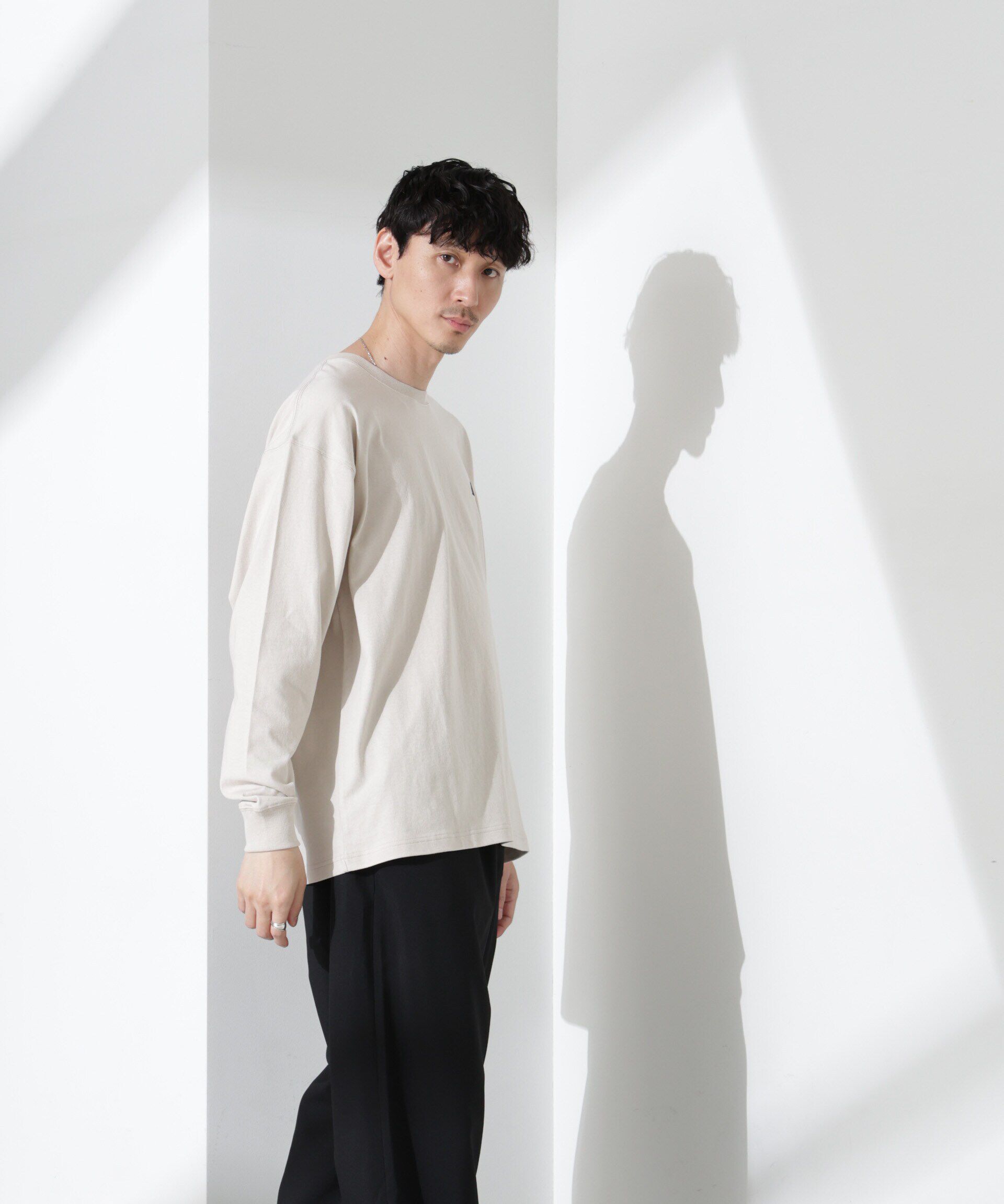 nano･universe「「KELTY&times;NANO universe」USAコットン天竺Tシャツ長袖」|Tシャツ・カットソー|