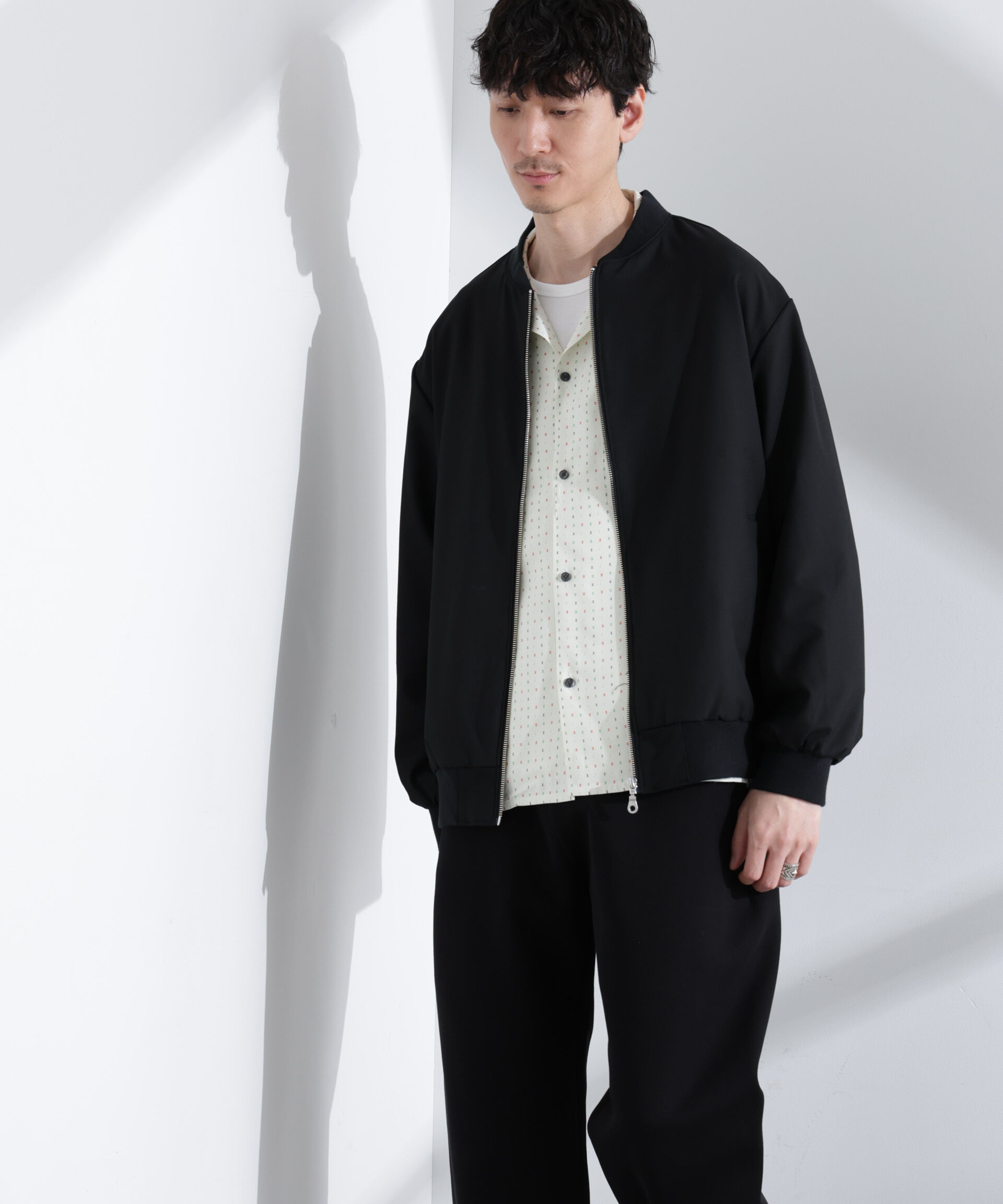 nano･universe「TRインタックMA-1」|ブルゾン・スタジャン|