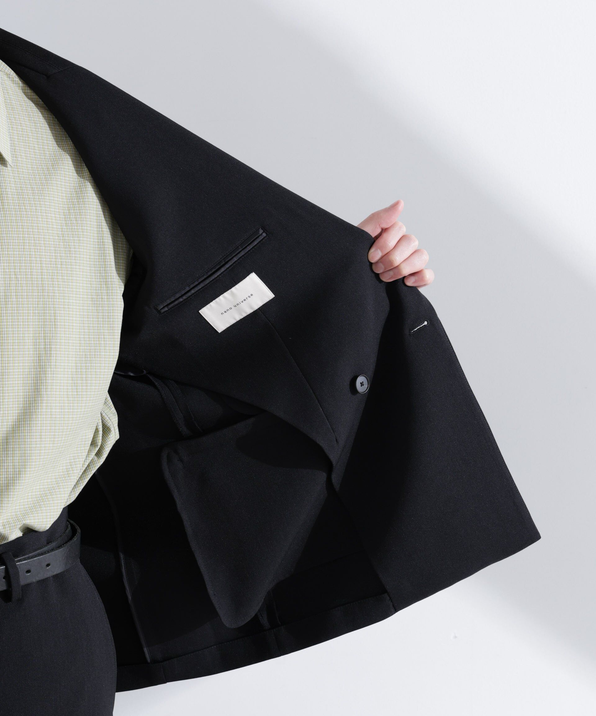 nano･universe「ReflaxR ダブルクロスウェザージャケット（セットアップ可）」|テーラードジャケット|