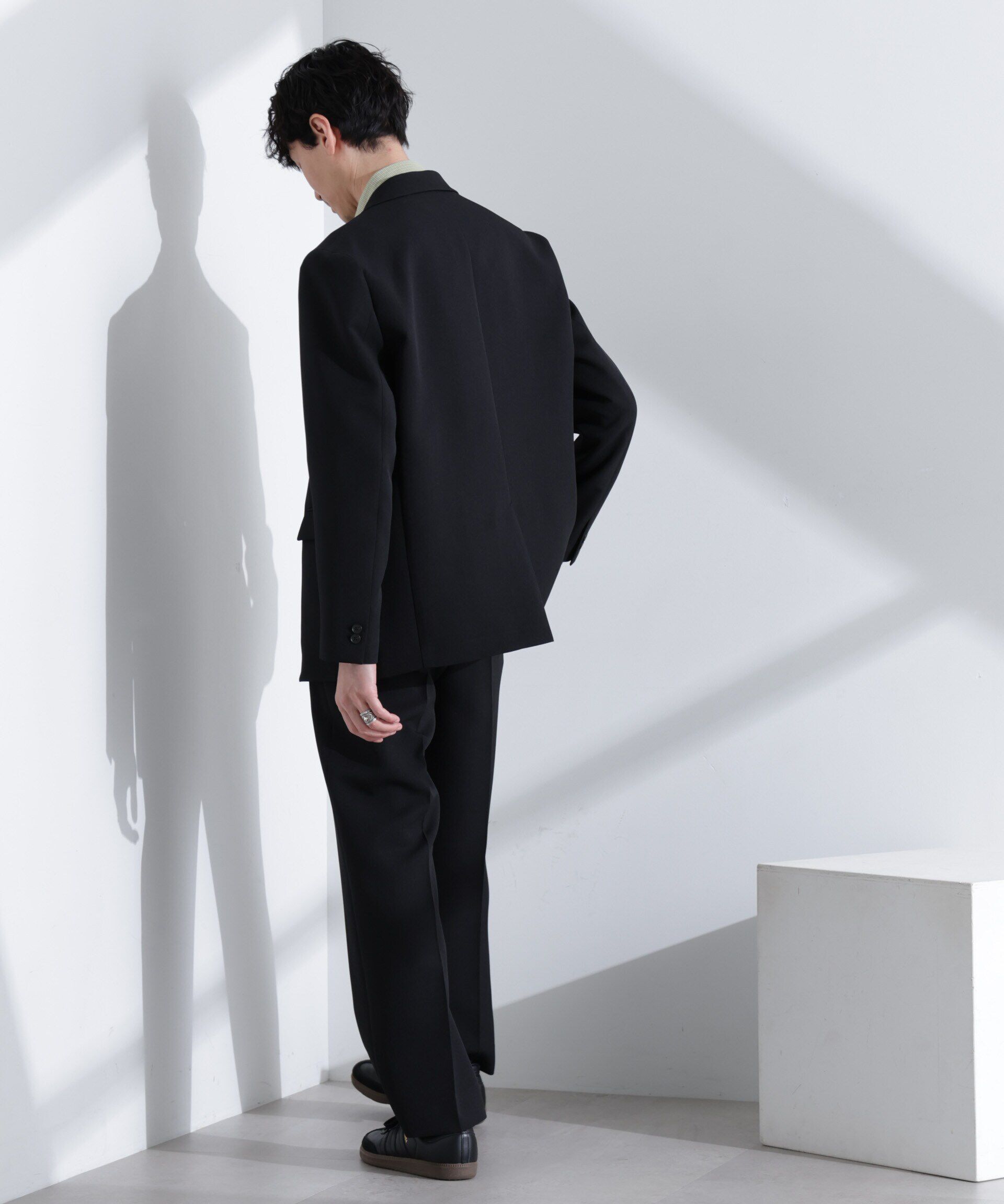 nano･universe「ReflaxR ダブルクロスウェザージャケット（セットアップ可）」|テーラードジャケット|