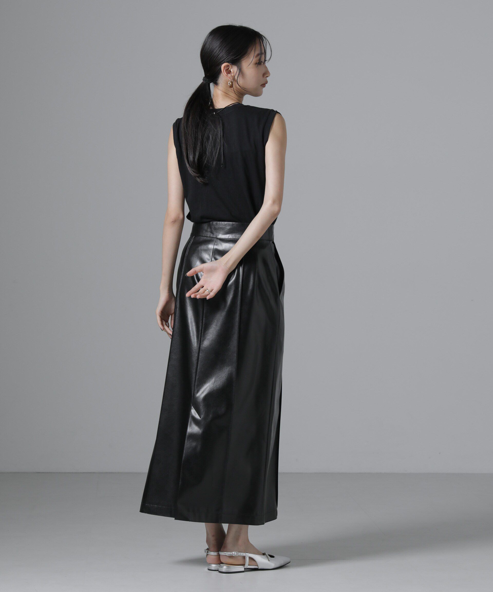 nano･universe「Hanes/2P JapanFit for HER スリーブレスTシャツ」|Tシャツ・カットソー|