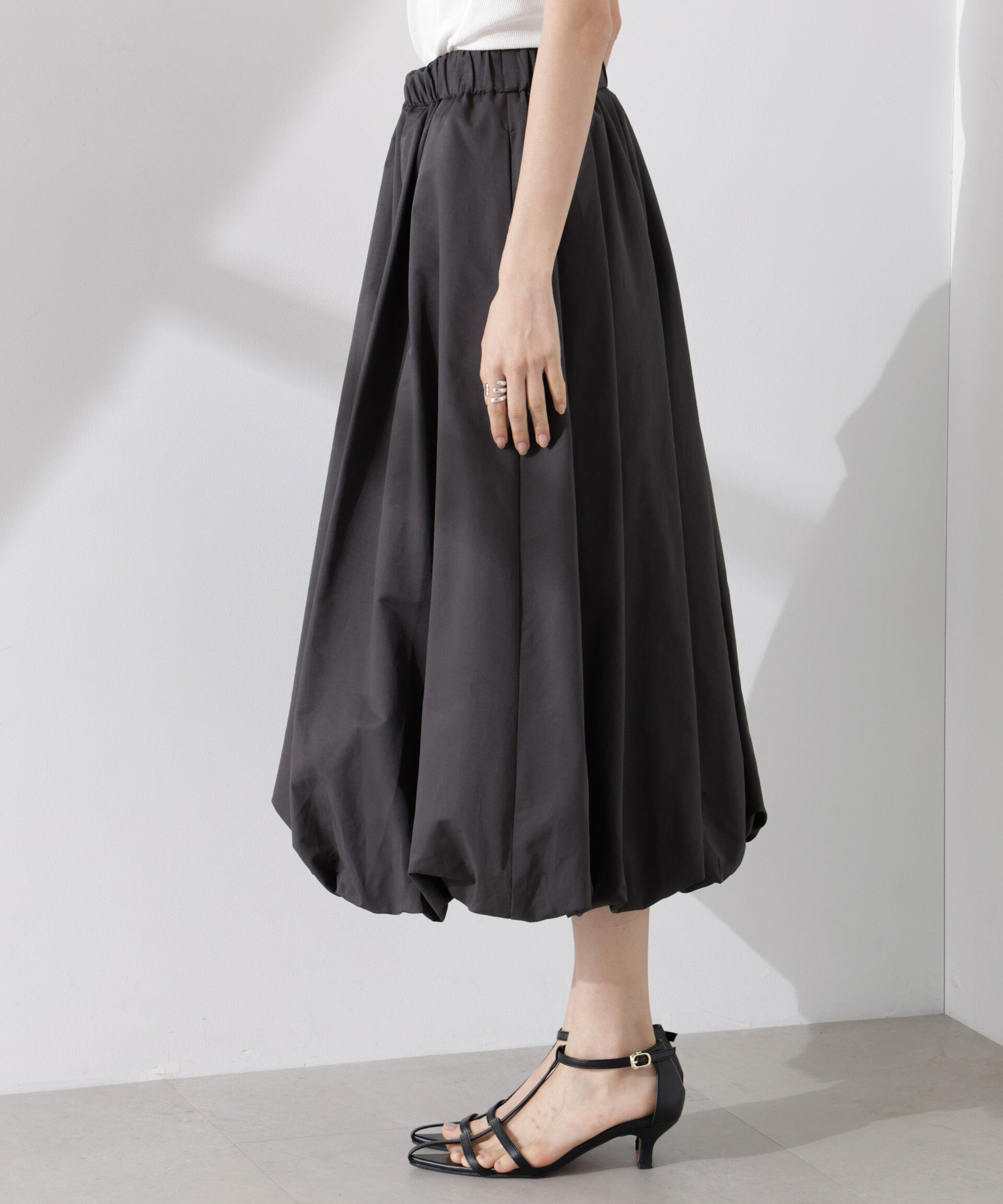 nano･universe「バルーンスカート」|スカート|