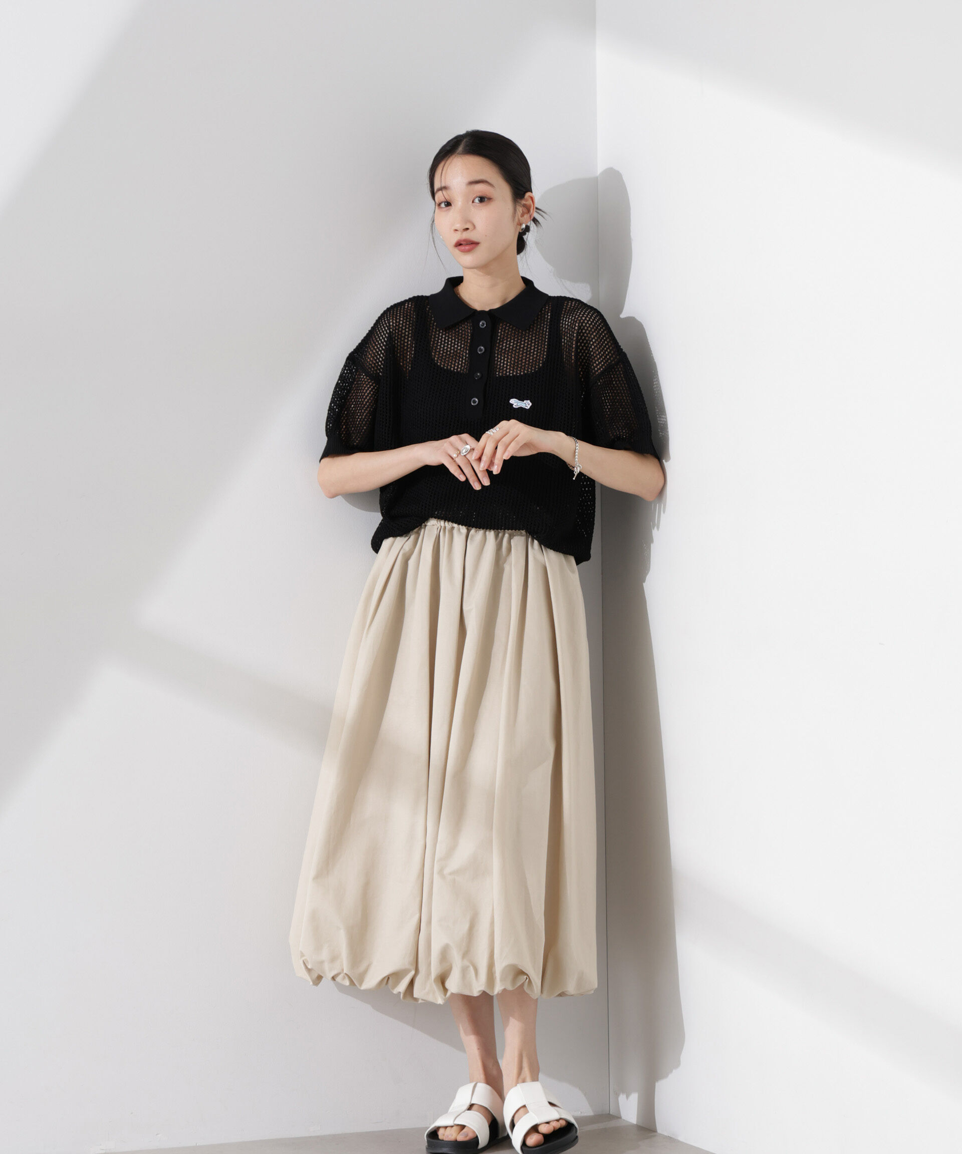 nano･universe「バルーンスカート」|スカート|