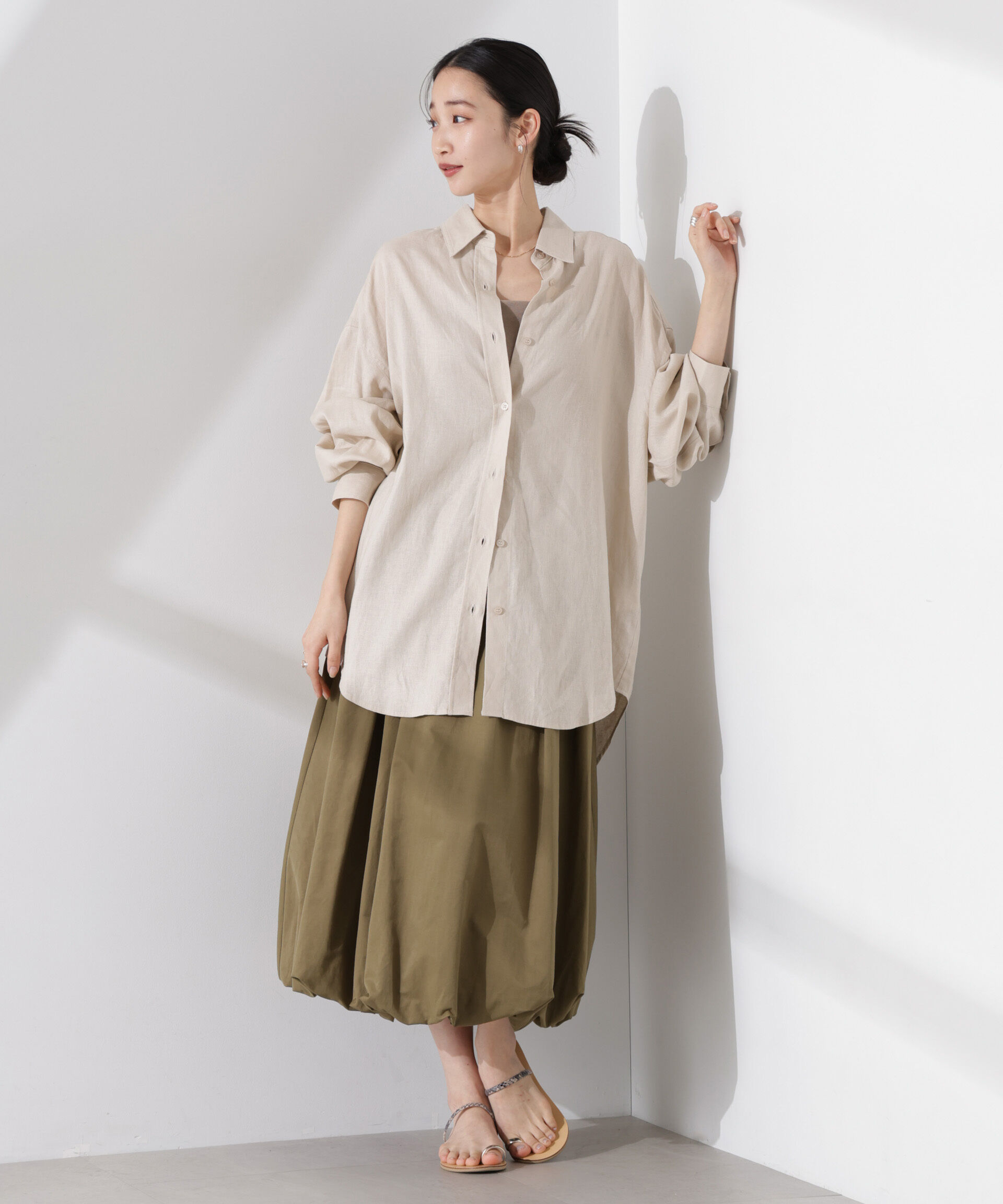 nano･universe「バルーンスカート」|スカート|