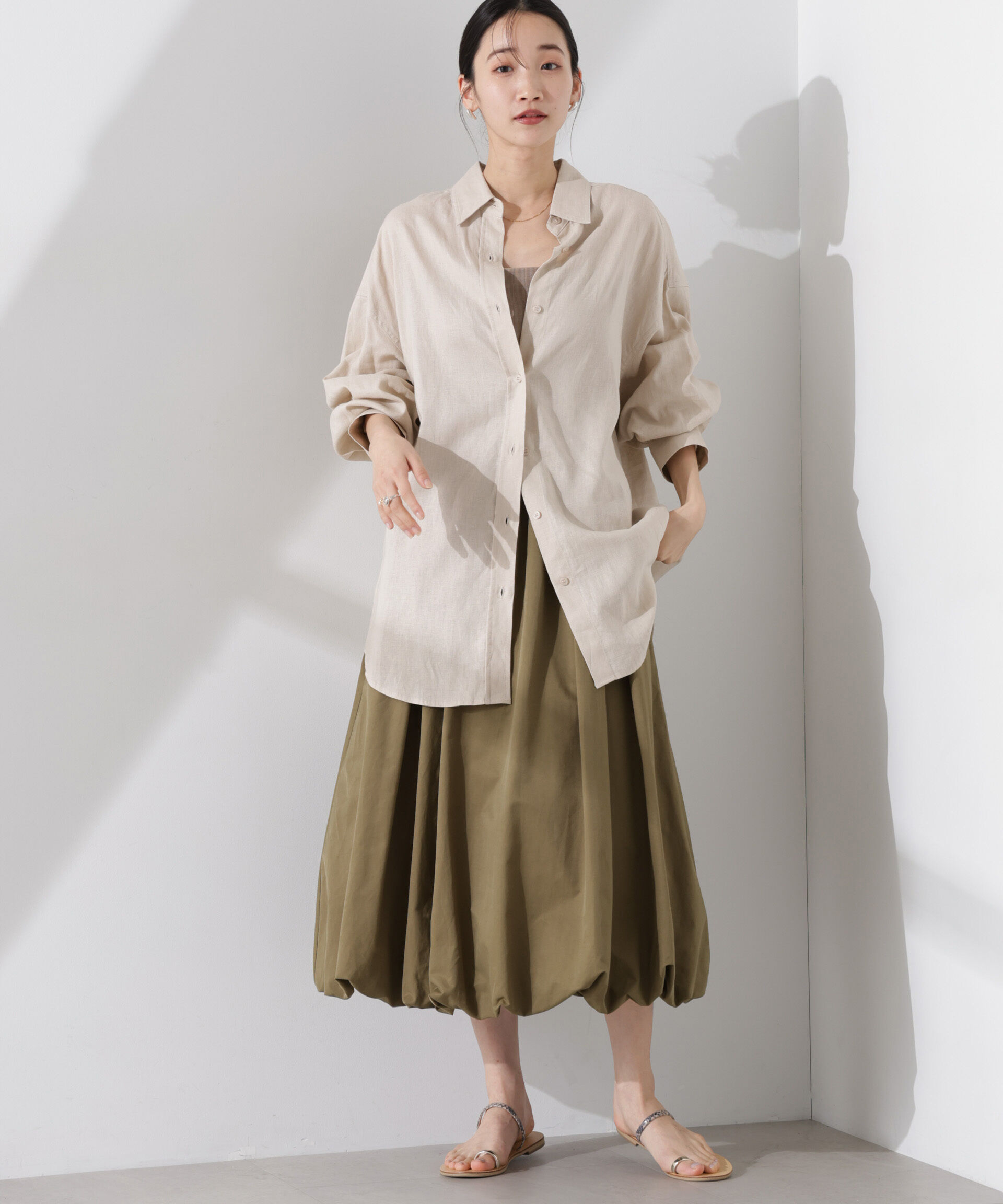 nano･universe「バルーンスカート」|スカート|