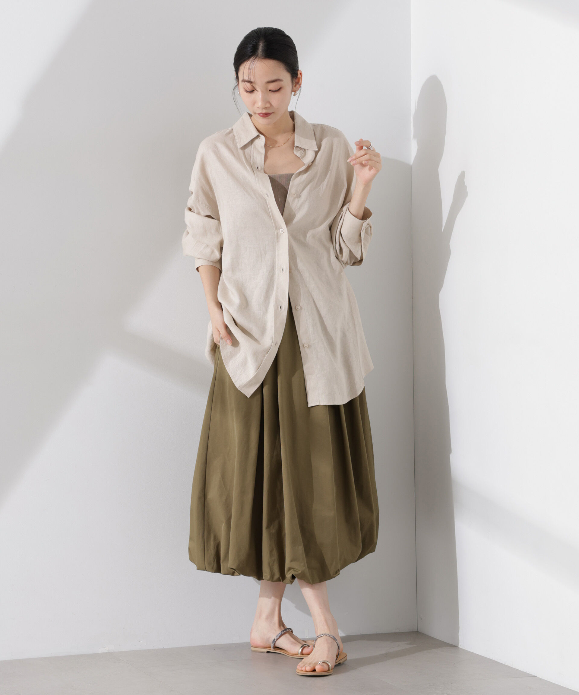 nano･universe「バルーンスカート」|スカート|