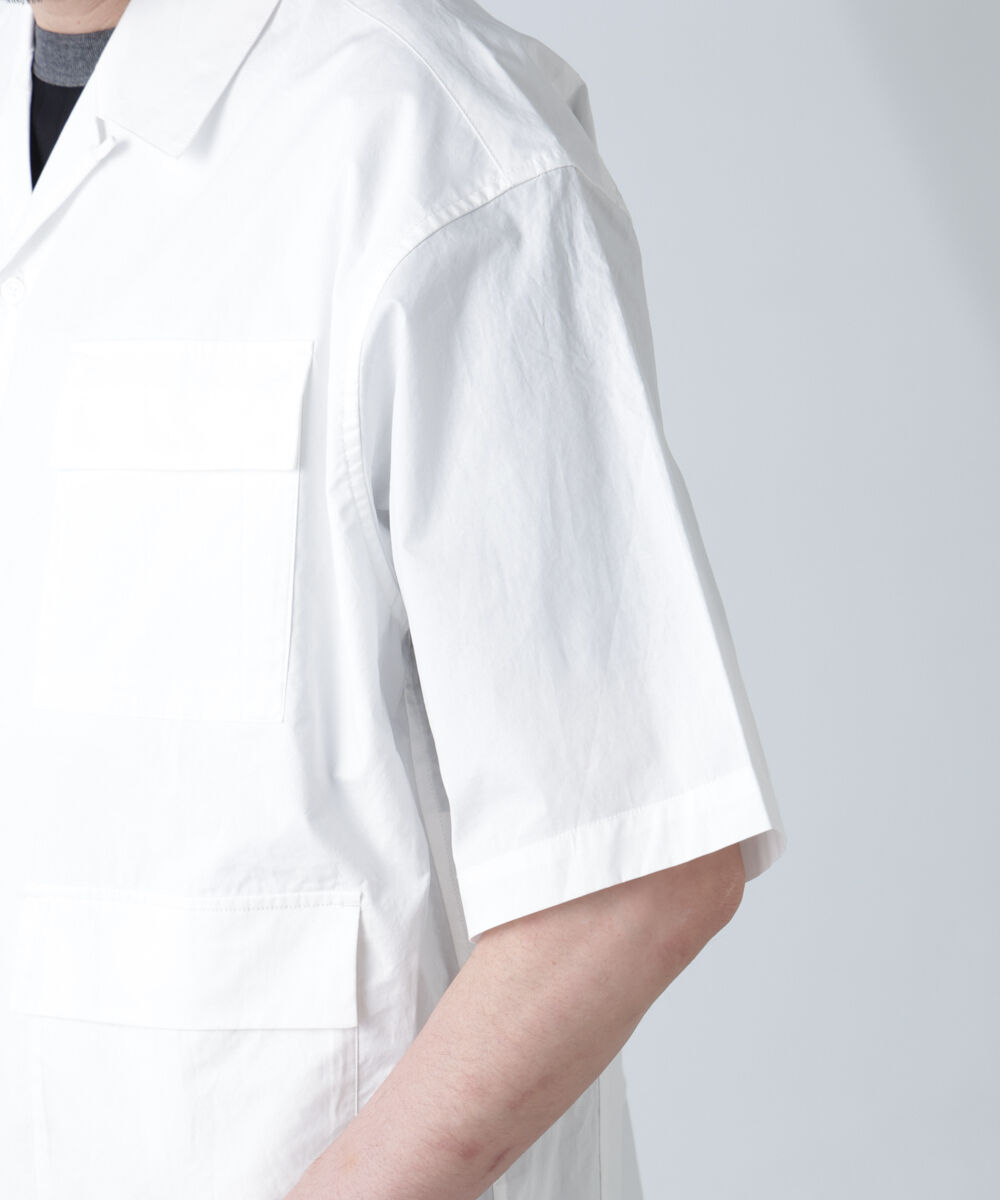 nano･universe「「NJ/CLUB」 ユーティリティマルチポケットシャツ 半袖」|シャツ・ブラウス|