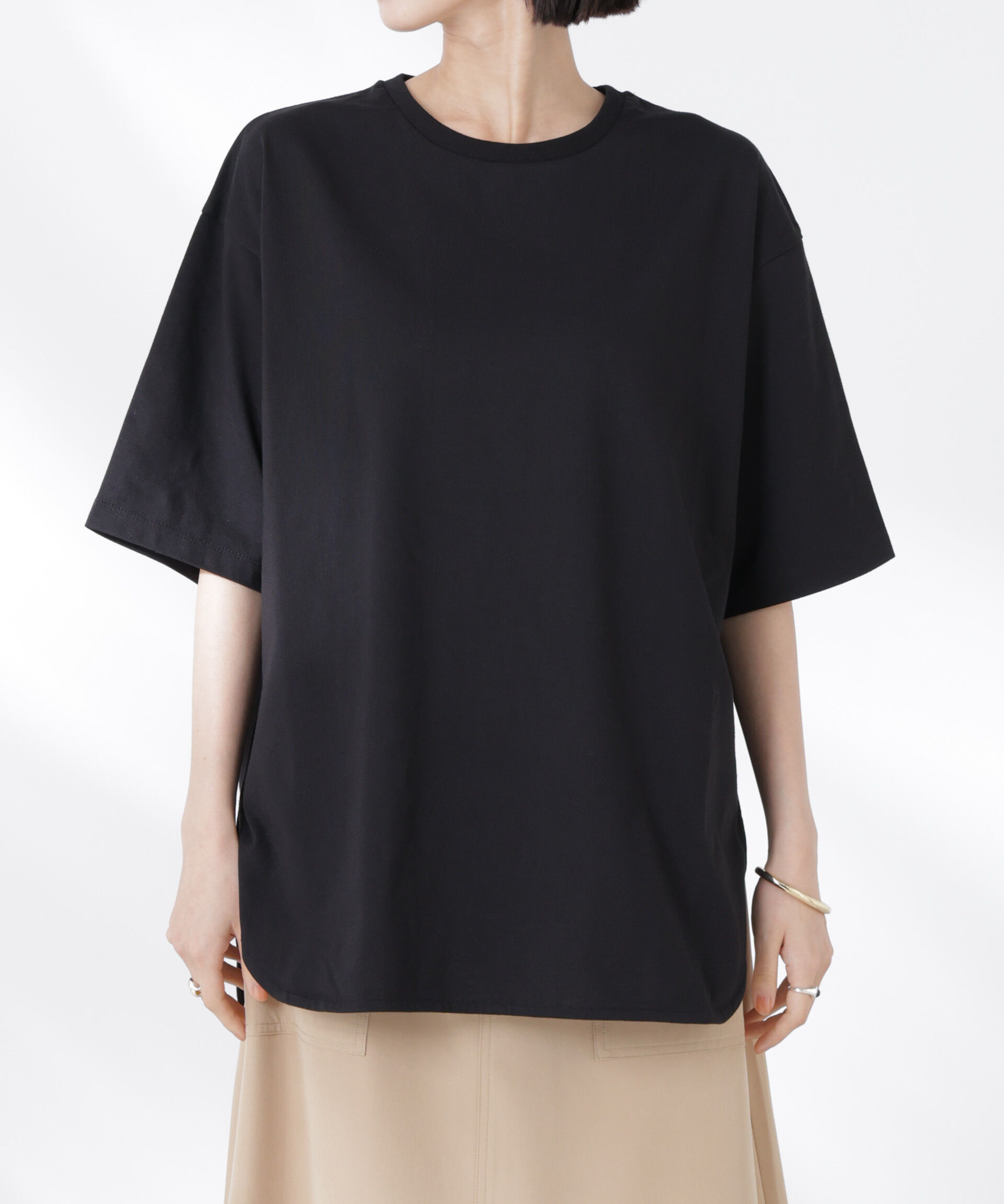 nano･universe「STORATECH 機能素材ラウンドヘムTシャツ」|Tシャツ・カットソー|