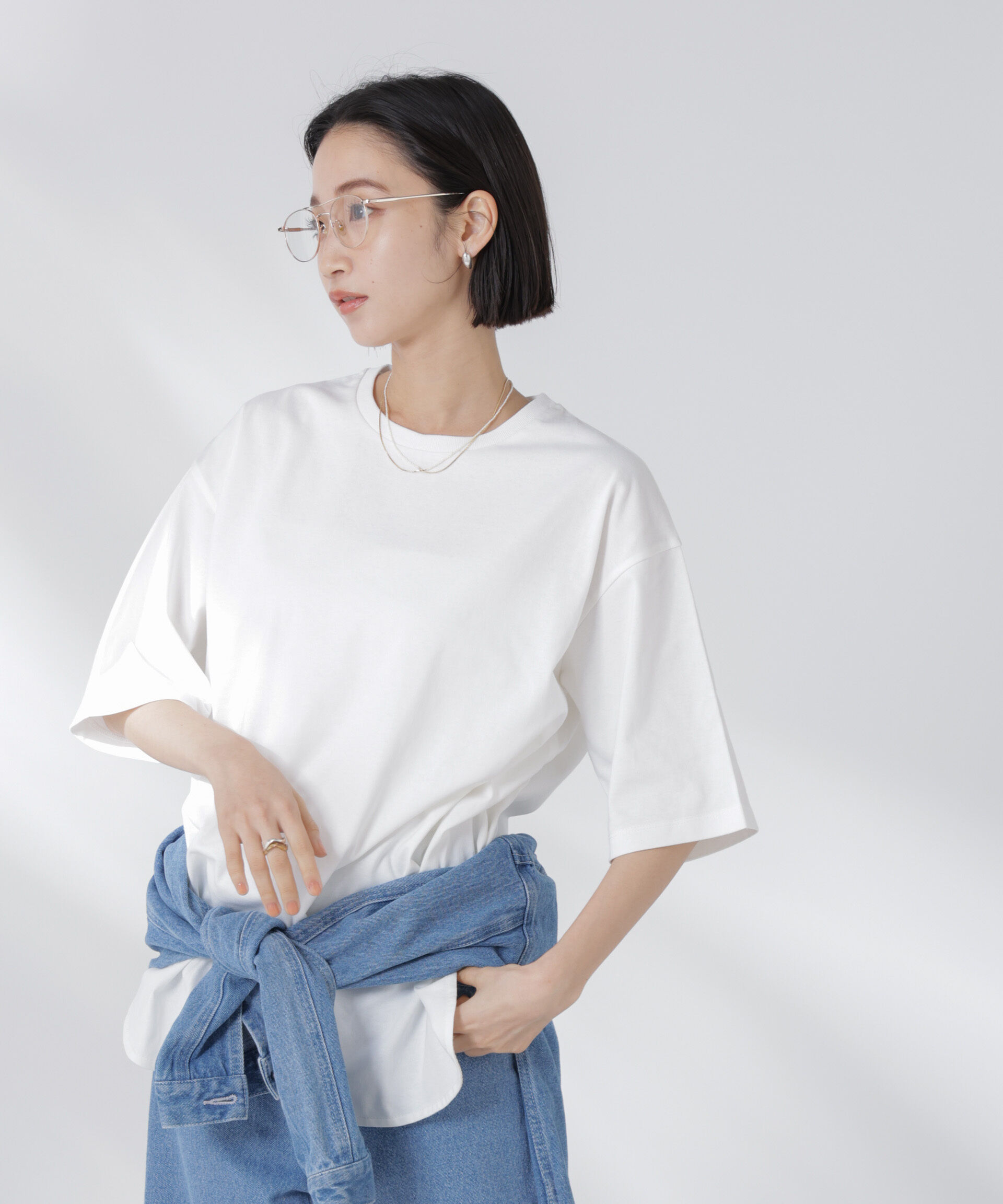 nano･universe「STORATECH 機能素材ラウンドヘムTシャツ」|Tシャツ・カットソー|