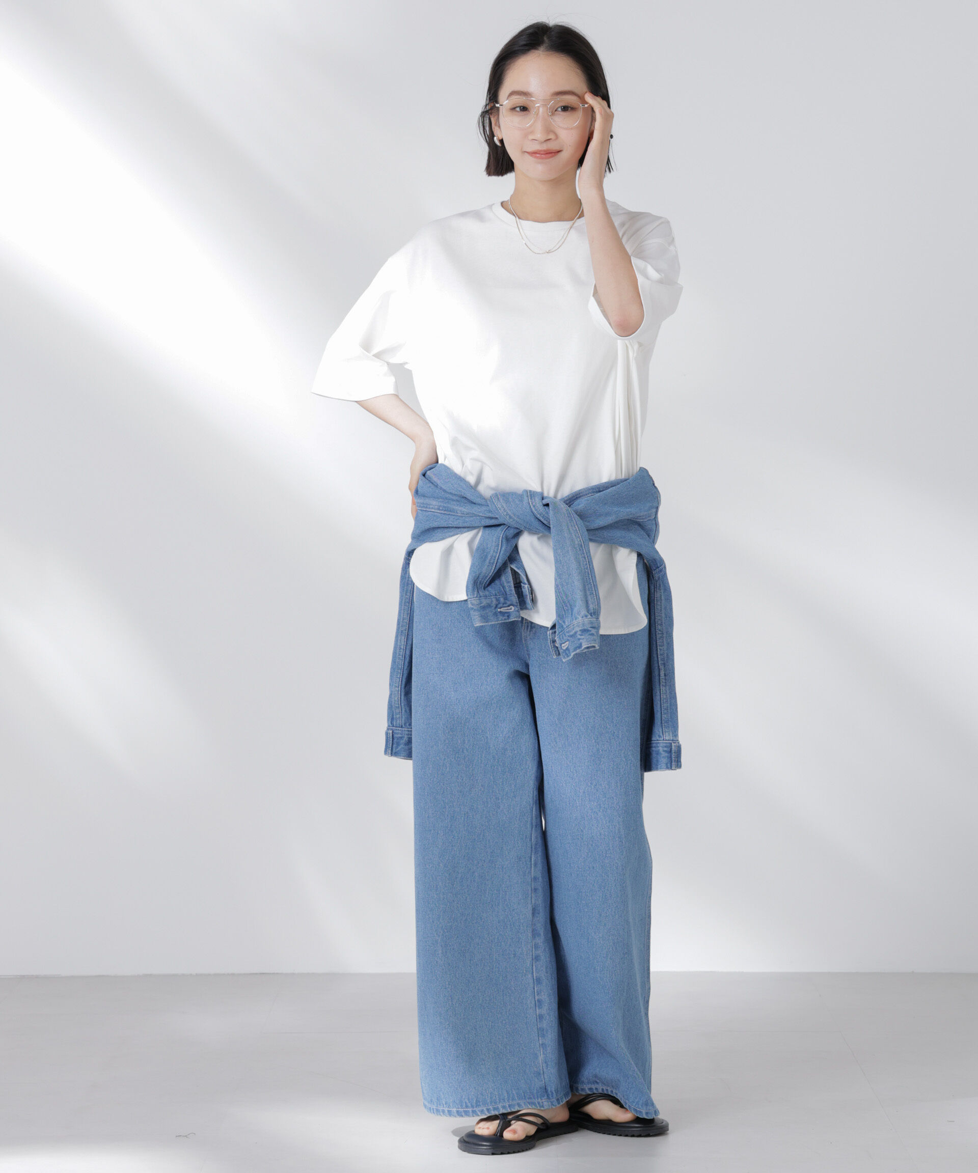 nano･universe「STORATECH 機能素材ラウンドヘムTシャツ」|Tシャツ・カットソー|